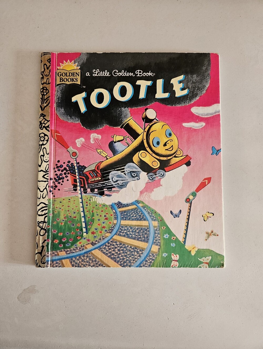 💙2/$20 1972 Vintage Little Golden Books "Tootle"